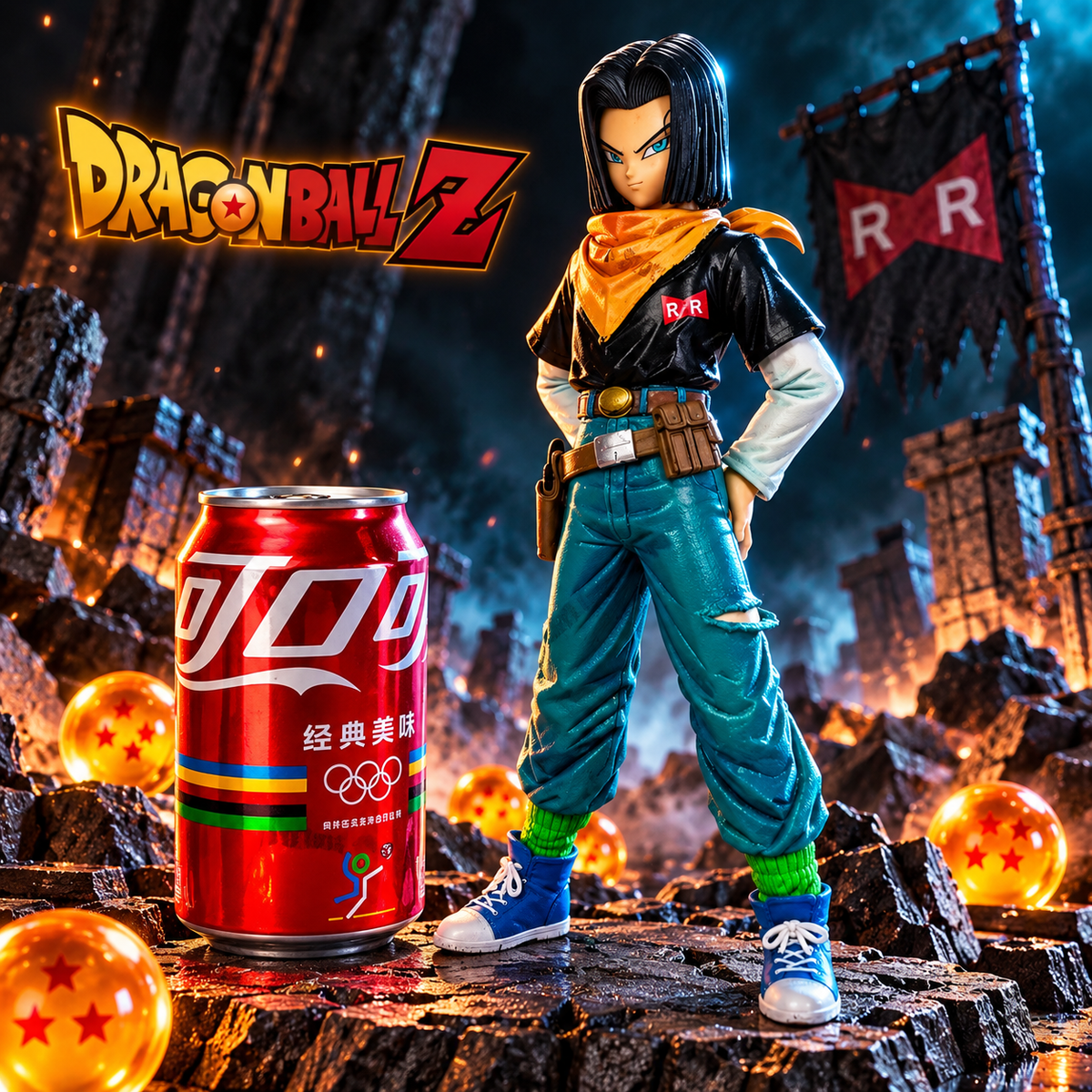 Figura Coleccionable Androide 17 Dragon Ball Z – Red Ribbon